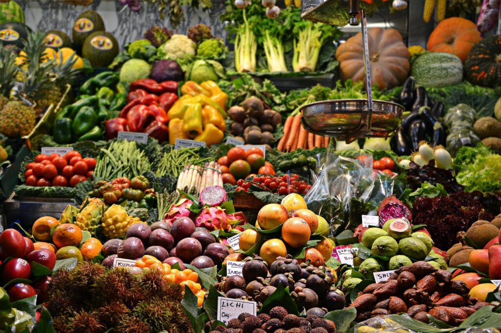 Warzywa i owoce w diecie wegetariańskiej